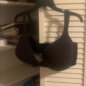 40H plunge black bra